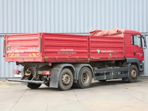 MAN TGA 26.440, 6x2,  26 TUN, HARDOX, TŘÍSTRANNÉ SKLÁPĚNÍ, 17 CBM, NÁSTAVBA MOLČÍK, ZVEDACÍ ZADNÍ NÁPRAVA