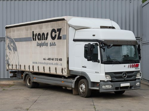 Mercedes-Benz ATEGO 822 8T, EURO 5, 16 PALET, 2021 GO MOTORU, PRAVIDELNÝ SERVIS