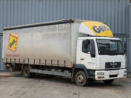 MAN LE 8.150, 18 PALET, HYDRAULICKÉ ČELO MBB, DVOUSTRANNÁ SHRNOVACÍ PLACHTA