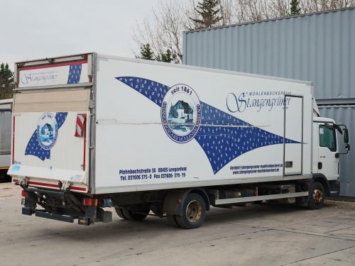 MAN TGL 7.180, EURO 6, CARRIER XARIOS 300, PŘÍČKA, HYDRAULICKÉ ČELO PALFINGER