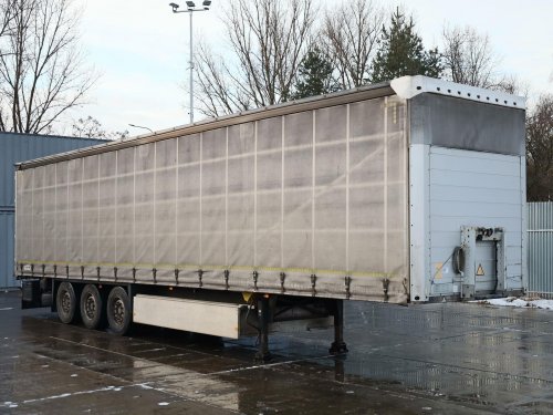 Schmitz CARGOBULL SCB S3T, STANDARD, 33 PALET, TŘÍSTRANNÁ SHRNOVACÍ PLACHTA XL, NÁPRAVY SAF, ZVEDACÍ NÁPRAVA