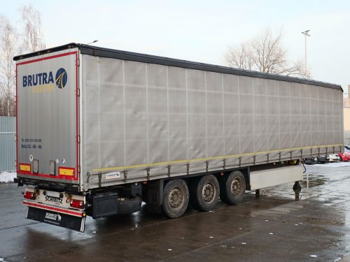 Schmitz CARGOBULL SCB S3T, STANDARD, 33 PALET, TŘÍSTRANNÁ SHRNOVACÍ PLACHTA XL, NÁPRAVY SAF, ZVEDACÍ NÁPRAVA