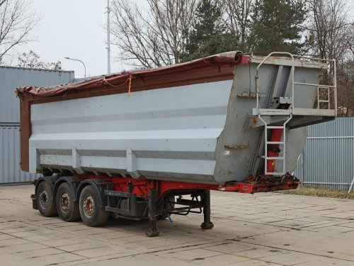 Kempf SKM 35/3, HARDOX, 55 CBM, KRYCÍ PLACHTA, ZVEDACÍ NÁPRAVA, NÁPRAVY SAF, HLINÍKOVÁ KOLA