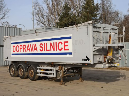 Stas S300CX, 50 CBM, ZADNÍ VRATA, ZVEDACÍ NÁPRAVA, NÁPRAVY SAF, KRYCÍ PLACHTA, VELMI DOBRÝ STAV