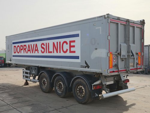 Stas S300CX, 50 CBM, ZADNÍ VRATA, ZVEDACÍ NÁPRAVA, NÁPRAVY SAF, KRYCÍ PLACHTA, VELMI DOBRÝ STAV