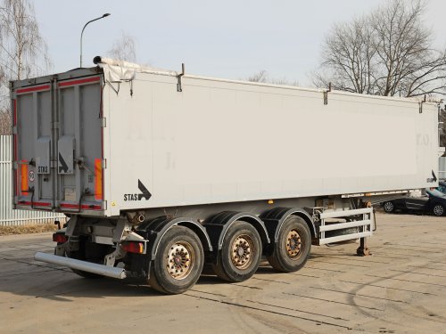 Stas S300CX, 50 CBM, ZADNÍ VRATA, ZVEDACÍ NÁPRAVA, NÁPRAVY SAF, KRYCÍ PLACHTA, VELMI DOBRÝ STAV