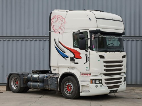 Scania R490, EURO 6, STANDARD, HYDRAULIKA PRO SKLÁPĚNÍ, RETARDÉR, CNG NEZÁVISLÉ NA CHOD MOTORU