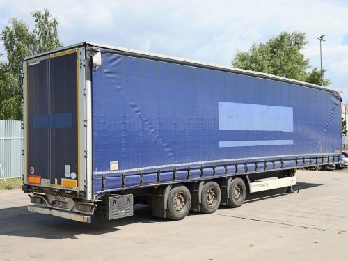 Wielton NS-3, LOW DECK, BEZPEČNOSTNÍ ANTIVANDAL TŘÍSTRANNÁ SHRNOVACÍ PLACHTA, NÁPRAVY SAF