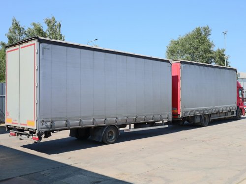 Iveco EUROCARGO 120E280, EURO 5 EEV+ PŘÍVĚS BG CA1, 38 PALET, 120 CBM, PŘÍZDVIH STŘECHY