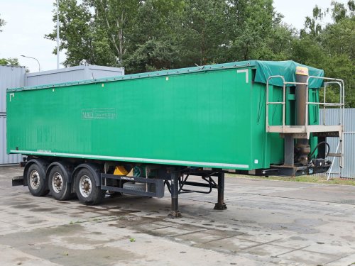Schwarzmüller KIS 3/E, HLINÍKOVÝ, 50 CBM, 39 TUN, NÁPRAVY BPW 9 TUN, DVĚ ZVEDACÍ NÁPRAVY, KRYCÍ PLACHTA, NOVÉ BRZDY