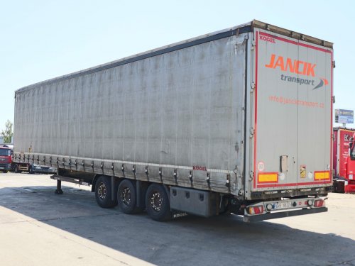 Kögel SN 24, LOW DECK, PŘÍZDVIH STŘECHY, SAF, ZVEDACÍ NÁPRAVA, NOVÉ BRZDY, NOVÁ STK