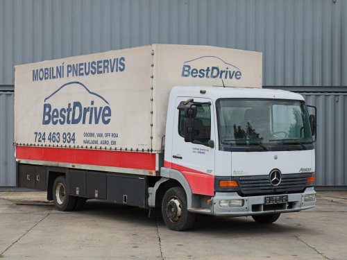Mercedes-Benz ATEGO 817 L VALNÍK S PLACHTOU A HLINÍKOVÉ BOČNICE VALNÍK S PLACHTOU A HLINÍKOVÉ BOČNICE