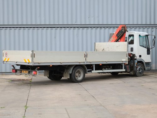 Iveco EUROCARGO ML85 E15, HYDRAULICKÁ RUKA PALFINGER PK 6001, DÉLKA 5m, NOSNOST 2000 KG, ODJÍMATELNÉ HLINÍKOVÉ BOČNICE