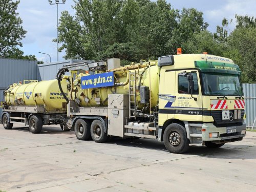 Mercedes-Benz Actros 2640, 6x4, ADR (FL+AT), PĚT KOMOR,12 CBM, NOVÝ MOTOR+CISTERNOVÝ NÁVĚS TOLLENSE SPA 18.0, ADR (FL)