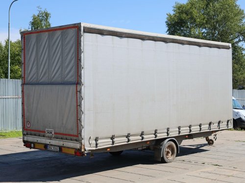 Agados DONA 58, 3,5 TUNY, 18 PALET, TŘÍSTRANNÁ SHRNOVACÍ PLACHTA, ZÁNOVNÍ PLACHTY, OKO 40 MM, NOVÁ STK