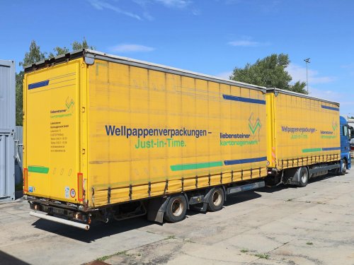 MAN TGX 18.360, EURO 5, 18 TUN, RETARDÉR, 19 PALET+PŘÍVĚS KRONE, 19 PALET