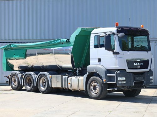 MAN TGS 35.440, 8x4, NÁSTAVBA SKLÁPĚČKOVÁ TERMO VANA DUCOM (ASFALT A VŠECHNY SYPKÉ MATERIÁLY)