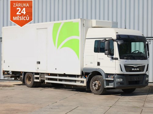 MAN TGM 15.290, EURO 6, 15,5 TUN, 18 PALET, AUTOMAT, AGREGÁT CARRIER, SKLÁDACÍ HYDRAULICKÉ ČELO DHOLLANDIA