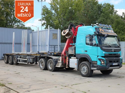 Volvo FMX 540, 6x6, EURO 6,  H. RUKA PALFINGER+ PŘÍVĚS TOM SERVIS NR 42.27