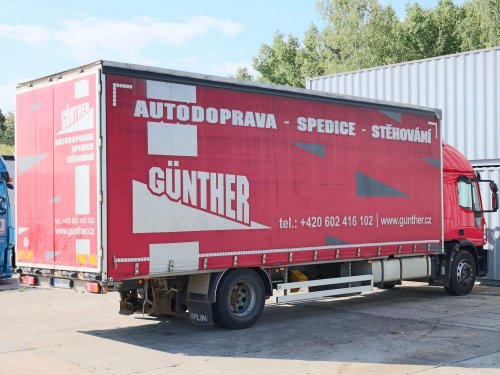 Iveco EUROCARGO ML 190EL32, 19 TUN, 18 PALET, EURO 6, SERVISOVÁNO, HLINÍKOVÉ BOČNICE
