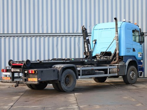 Scania P 420, 4x4, TELESKOPICKÝ DVOUPÍSTOVÝ HÁK (150 cm), TAŽNÁ SÍLA 20T, PŘÍPRAVA NA PŘESTAVBU NA TRAKTOR