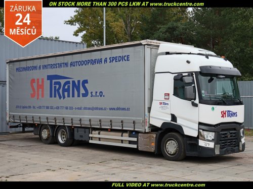 Renault T 430, 6x2, 24 PALET, AUTOMAT, EURO 6, NEZÁVISLÁ KLIMATIZACE, PRAVIDELNĚ SERVISOVÁNO