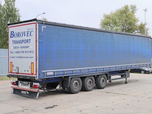 Schmitz CARGOBULL SCB S3T, STANDARD, MULDA, ZVEDACÍ NÁPRAVA, TŘÍSTRANNÁ SHRNOVACÍ PLACHTA