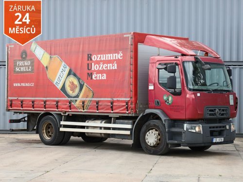 Renault D WIDE, 18 TUN, EURO 6, 15 PALET,  TŘÍSTRANNÁ SHRNOVACÍ PLACHTA