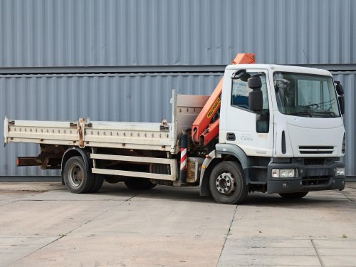 Iveco EUROCARGO 120 E18, 12 TUN, HYDRAULICKÁ RUKO PALFINGER PKK 8500 (MAX. 1920 KG, MAX. 13 M), 14 PALET, NOVÉ TURBO