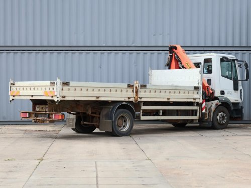 Iveco EUROCARGO 120 E18, 12 TUN, HYDRAULICKÁ RUKO PALFINGER PKK 8500 (MAX. 1920 KG, MAX. 13 M), 14 PALET, NOVÉ TURBO
