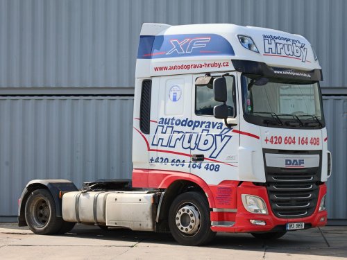 DAF XF 460,  LOW DECK, SUPER SPACE CAB, AUTOMAT, EURO 6, PRVNÍ MAJITEL, PRAVIDELNĚ SERVISOVÁNO