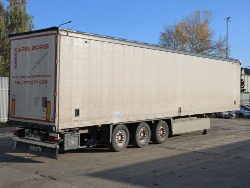 Schmitz  CARGOBULL SCS 24/L, STANDARD, ZVEDACÍ NÁPRAVA, PALETOVÝ KOŠ, NOVÁ STK, VELMI DOBRÝ STAV