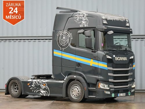Scania S450, EURO 6, LOW DECK, RETARDÉR, NEZÁVISLÁ KLIMATIZACE, ZÁNOVNÍ PNEU, PRVNÍ MAJITEL, FULL SERVIS SCANIA