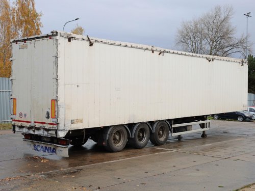 Legras FMA, 36 TUN, 92 CBM, NÁPRAVY BPW, ZVEDACÍ NÁPRAVA, KRYCÍ PLACHTA, REZERVNÍ KOLO