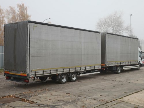 Iveco EUROCARGO 80E22, EURO 5+TANDEMOVÝ VLEK KONAR JG2, TANDEMOVÁ SOUPRAVA, 38 PALET