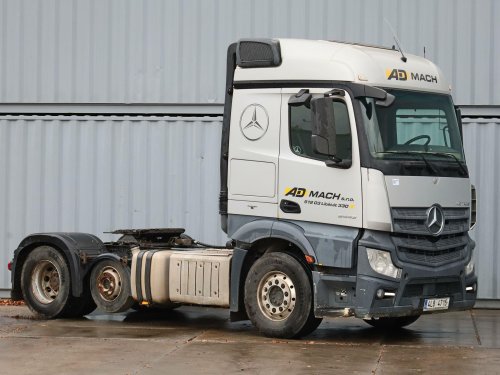 Mercedes-Benz Actros 2443, 6x2, GIGA SPACE, STANDARD, EURO 6, HYDRAULIKA, ZVEDACÍ NÁPRAVA