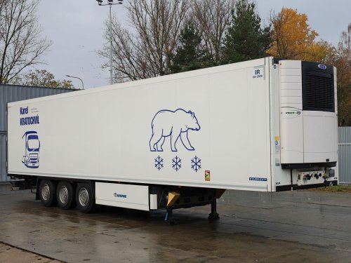 Krone SD, 33 PALET, AGREGÁT CARRIER VECTOR (1030 MTH), SÍLA STĚNY 7 CM, 380 V, ZVEDACÍ NÁPRAVA, NÁPRAVY SAF