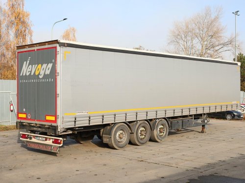 Schwarzmüller SPA 3/E, STANDARD, 33 PALET, PŘÍZDVIH STŘECHY, ZVEDACÍ NÁPRAVA