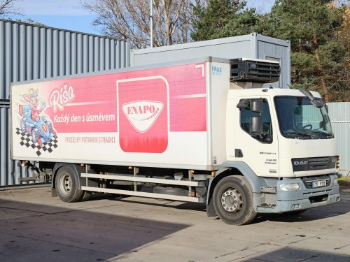 DAF LF 55.220, 18 TUN, 18 PALET, EURO 5, HYDRAULICKÉ ČELO, CARRIER XARIOS 600