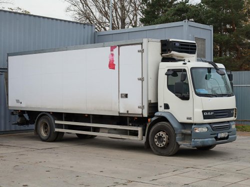 DAF LF 55.220, 18 TUN, 14 PALET, CARRIER XARIOS 600, HYDRAULICKÉ ČELO
