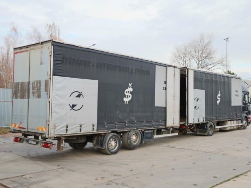 Scania R 480+PŘÍVĚS FIPOCAR, TANDEMOVÁ PRŮJEZDNÁ SOUPRAVA, 36 PALET, U PŘÍVĚSU ZVEDACÍ NÁPRAVA