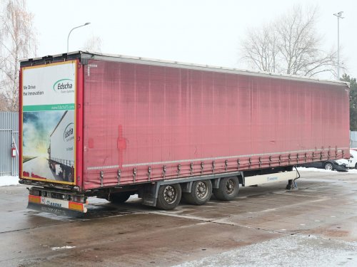 Krone SD, LOW DECK, TŘÍSTRANNÁ SHRNOVACÍ PLACHTA XL, NÁPRAVY BPW