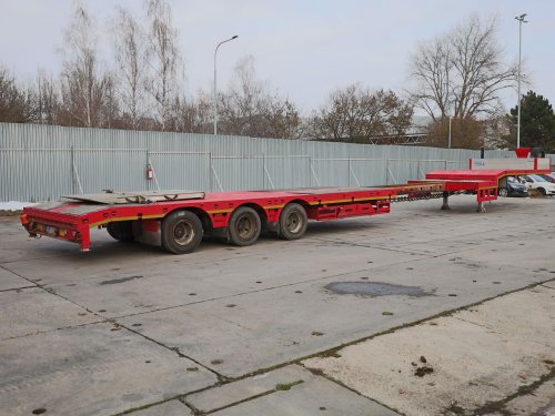 MEGA MNN, ROZTAHOVACÍ PODVALNÍK MEGA ROZTAŽITELNÝ AŽ NA 13,75 m, 40 TUN, NÁJEZDY NA 30 TUN, VELMI DOBRÝ STAV