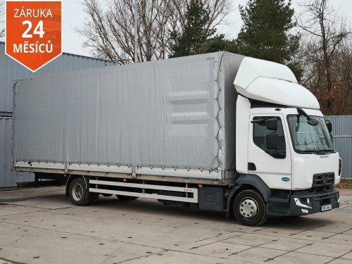 Renault D,   EURO 6, 20 PALET, NOVÝ DPF, TŘÍSTRANNÁ SHRNOVACÍ PLACHTA, HLINÍKOVÉ BOČNICE