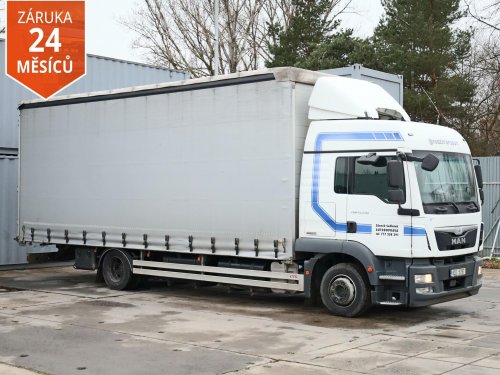 MAN TGM 15.290, EURO 6, 19 PALET, PŘÍZDVIH STŘECHY, NOVÉ BRZDOVÉ DESKY, NOVÉ BATERIE, PRAVIDELNÝ SERVIS MAN