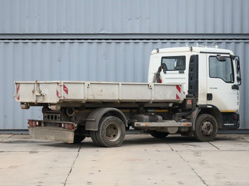 MAN TGL 8.180, 7,5 TUN, NÁSTAVBA CTS SERVIS, ŽELEZNÝ KONTEJNER, VÝŠKA HÁKU 105 cm, VŠE PLNĚ FUNKČNÍ