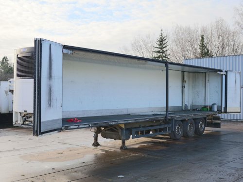 Schmitz CARGOBULL SK0 24/L, 36 TUN, 34 PALET, AGREGÁT CARRIER VECTOR 1350, 1912 MTH, 380 V, ZVEDACÍ NÁPRAVA