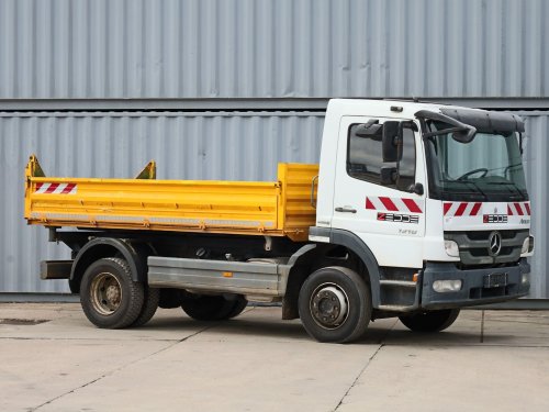 Mercedes-Benz ATEGO 1218, 12 TUN, EURO 5, TŘÍSTRANNÉ SKLÁPĚNÍ, NOVÉ PNEU, VELMI DOBRÝ STAV