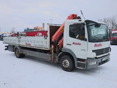 Mercedes-Benz ATEGO 1218, EURO 5, HYDRAULICKÁ RUKA PALFINGER PK 9001, NOVÉ BATERIE, BRZDY, SPOJKA, GO MOTORU