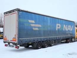 Panav NV036M, LOW DECK, 33 PALET, TŘÍSTRANNÁ SRHNOVACÍ PLACHTA, PŘÍZDVIH STŘECHY, ZVEDACÍ NÁPRAVA, NÁPRAVY BPW